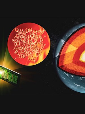 Laser-driven shock compression 